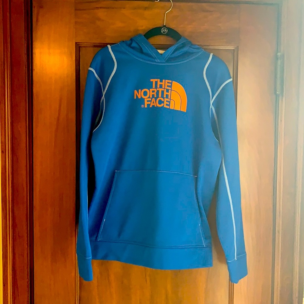 Boys hooded NorthFace sweatshirt size boys XL